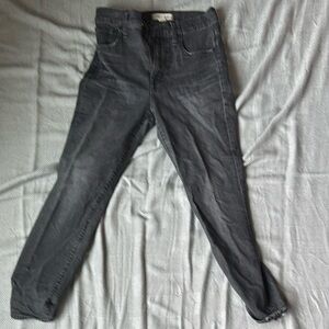 Madewell Charcoal Skinny Jeans